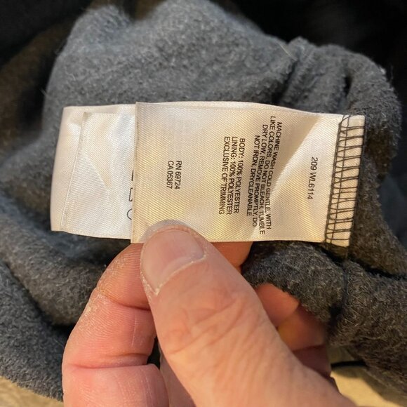 Columbia Women's Jacket Medium Gray Full-Zip Fleece with Adjustable Hem and Pock - Picture 7 of 14